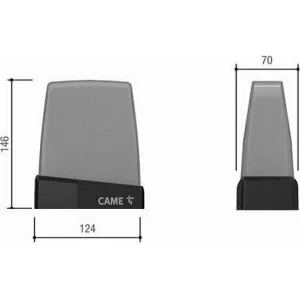 CAME KRX1B1RW (806LA-0050) сигнальная светодиодная RGB лампа (КАМЕ) CAME KRX1B1RW (806LA-0050) сигнальная светодиодная RGB лампа (КАМЕ)