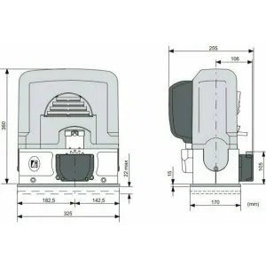 CAME BK-1800 привод для откатных ворот (КАМЕ) CAME BK-1800 привод для откатных ворот (КАМЕ)
