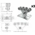 CAME S-350 KIT фурнитура для откатных ворот до 350 кг (КАМЕ) CAME S-350 KIT фурнитура для откатных ворот до 350 кг (КАМЕ)