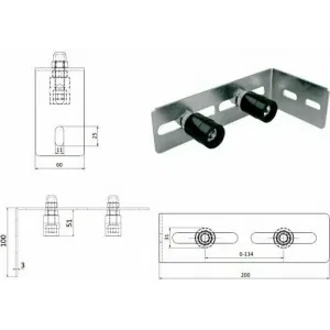 CAME S-500 KIT комплект фурнитуры для откатных ворот до 500 кг (КАМЕ) CAME S-500 KIT комплект фурнитуры для откатных ворот до 500 кг (КАМЕ)