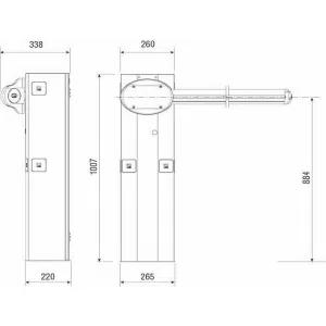 CAME GARD 3750 Combo DX-TW шлагбаум автоматический 3,75 м (КАМЕ) CAME GARD 3750 Combo DX-TW шлагбаум автоматический 3,75 м (КАМЕ)