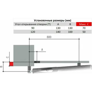 Линейный привод для распашных ворот CAME 001AX402306 (КАМЕ) Линейный привод для распашных ворот CAME 001AX402306 (КАМЕ)