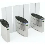 Турникет с раздвижными створками двухпроходный SLIDING GATE SG 5590T комбинированный, ширина прохода 550 + 900 мм CAME 001SG5590T