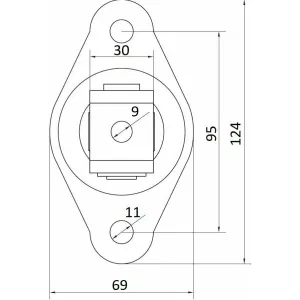 Петля регулируемая с пластиной крепления, 38-62 мм, М18 HP 18 O CAME 1700100 (КАМЕ) Петля регулируемая с пластиной крепления, 38-62 мм, М18 HP 18 O CAME 1700100 (КАМЕ)