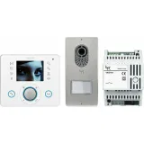 Комплект видеодомофона OPALE (белый лёд) c вызывной панелью LITHOS (состав: OPALE WHITE, OPALESI, VAS/101, DPH, LVC/01) CAME 62620630