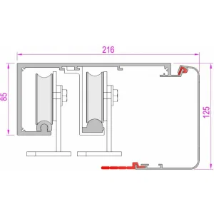 FLUO-SLT TELESCOPIC, короб 1800 мм CAME 818st-0010 (КАМЕ) FLUO-SLT TELESCOPIC, короб 1800 мм CAME 818st-0010 (КАМЕ)