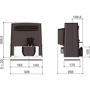 Комплект автоматики для откатных ворот BKS12AGS CAME 8K01MS-048 (КАМЕ) Комплект автоматики для откатных ворот BKS12AGS CAME 8K01MS-048 (КАМЕ)