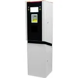 Стойка парковочная переездная (цветной LCD дисплей, климат-контроль, датчик индукционных петель, считыв. Mifare, QR сканер, W26, POS VENDOTEK, ФР, QR код чека на дисплей POS, видеокамера, цвет RAL7035/RAL9005) CAME CVB-CR01141100