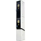 Стойка парковочная выездная двухуровневая (цветной LCD дисплей, климат-контроль, датчик индукционных петель, билет fan fold, считыватель Mifare, QR сканер, W26, POS VENDOTEK, ФР, QR код чека на диспл. POS, видеокамера, цвет RAL7035/RAL9005) CAME CVB-EXD