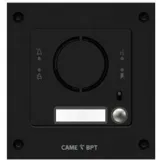 Вызывная вандалозащитная IP-аудиопанель MTM VR с 1 кнопкой, 1 модуль, цвет темно-серый CAME MKITAIP-11V