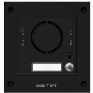 Вызывная вандалозащитная IP-аудиопанель MTM VR с 1 кнопкой, 1 модуль, цвет темно-серый CAME MKITAIP-11V (КАМЕ) Вызывная вандалозащитная IP-аудиопанель MTM VR с 1 кнопкой, 1 модуль, цвет темно-серый CAME MKITAIP-11V (КАМЕ)