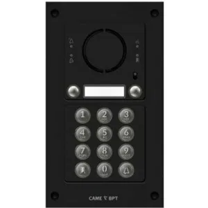 Вызывная вандалозащитная IP-аудиопанель MTM с 2 кнопками, кодонаборной клавиатурой, 2 модуля, цвет темно-серый CAME MKITAIP-22KV (КАМЕ) Вызывная вандалозащитная IP-аудиопанель MTM с 2 кнопками, кодонаборной клавиатурой, 2 модуля, цвет темно-серый CAME MKITAIP-22KV (КАМЕ)