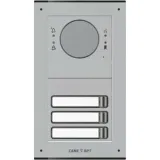 Вызывная IP-аудиопанель MTM с 3 кнопками. 2 модуля, цвет серый CAME MKITAIP-23