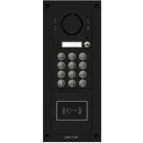 Вызывная вандалозащитная IP-аудиопанель MTM с 1 кнопкой, кодонаборной клавиатурой и считывателем 3 модуля CAME MKITAIP-31KRV