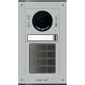 Вызывная IP-видеопанель MTM с 1 кнопкой, кодонаборной клавиатурой, 2 модуля, цвет серый CAME MKITVIP-21K (КАМЕ) Вызывная IP-видеопанель MTM с 1 кнопкой, кодонаборной клавиатурой, 2 модуля, цвет серый CAME MKITVIP-21K (КАМЕ)