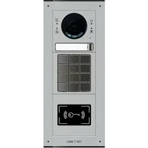 Вызывная IP-видеопанель MTM с 1 кнопкой, кодонаборной клавиатурой и считывателем, 3 модуля, цвет серый CAME MKITVIP-31KR (КАМЕ) Вызывная IP-видеопанель MTM с 1 кнопкой, кодонаборной клавиатурой и считывателем, 3 модуля, цвет серый CAME MKITVIP-31KR (КАМЕ)