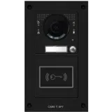 Вызывная вандалозащитная видеопанель MTM VR с 1 кнопкой и считывателем, 2 модуля, цвет темно-серый CAME MKITVX1-21RV