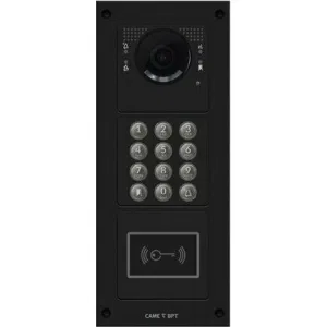 Вызывная вандалозащитная IP-видеопанель MTM с кодонаборной клавиатурой и считывателем 3 модуля темно-серый CAME MTM-R20 (КАМЕ) Вызывная вандалозащитная IP-видеопанель MTM с кодонаборной клавиатурой и считывателем 3 модуля темно-серый CAME MTM-R20 (КАМЕ)