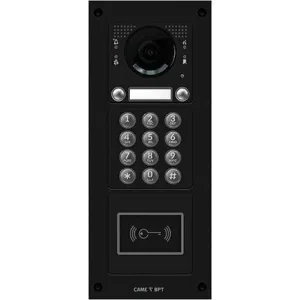 Вызывная вандалозащитная IP-видеопанель MTM с 2 кнопками, кодонаборной клавиатурой и считывателем, 3 модуля, цвет темно-серый CAME MTM-R24 (КАМЕ) Вызывная вандалозащитная IP-видеопанель MTM с 2 кнопками, кодонаборной клавиатурой и считывателем, 3 модуля, цвет темно-серый CAME MTM-R24 (КАМЕ)