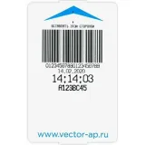 Билеты парковочные из термокартона 170 г/кв м FANFOLD для системы VECTOR_AP 4000, кассета 4000 штук CAME VAP-0090-42
